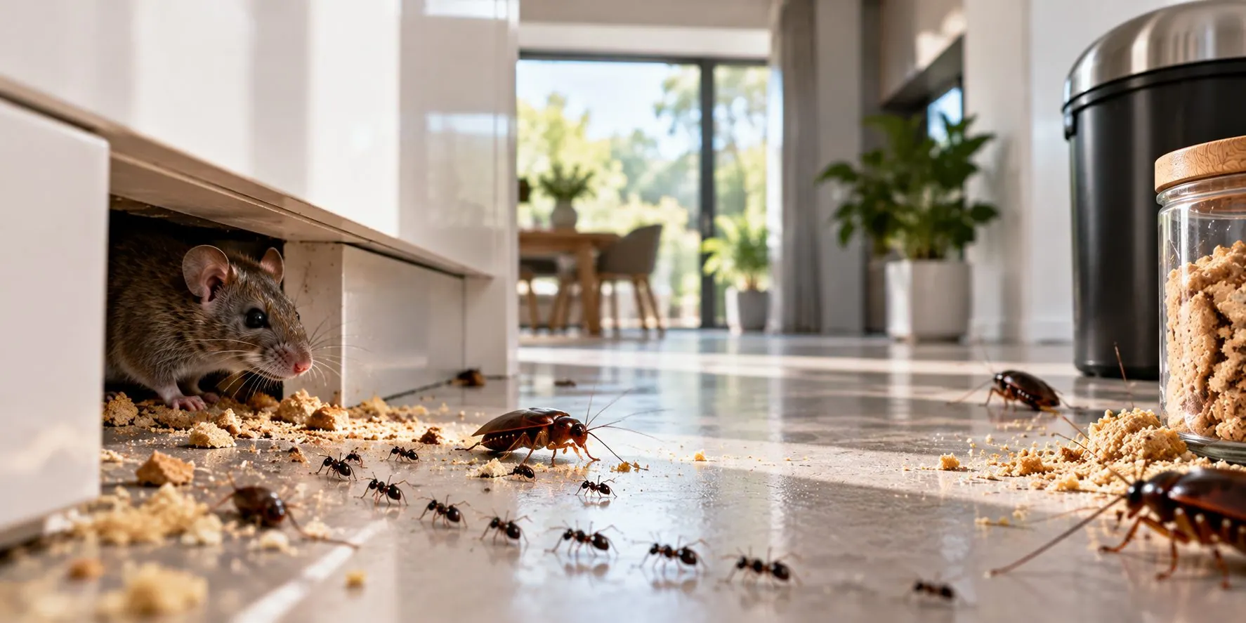 Pest activity around a Sydney home
